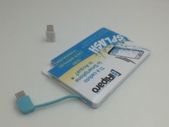 Best Promotional Giveaways Items,Slim Cheap Customized Credit Card Power Banks 2500 mAh Factory Wholesale