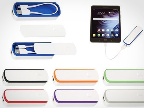 2200mah power banks with built in cable,mobile phone chargers with usb cable,travel charging gift sets