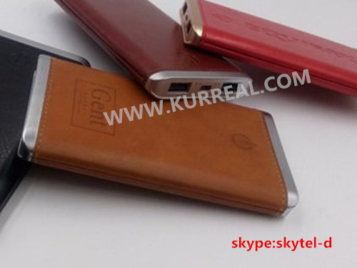 gifts usa,customized giveaways items,leather powerbanks 6000mah