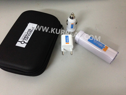 travel gift sets with power banks,charger gift sets,2200mah powerbanks giveaways